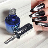 Гель-лак котяче око Lilly Beaute 12 мл срібло