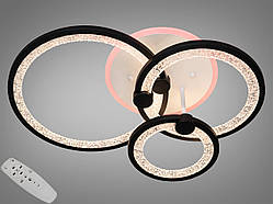 LED люстра з пультом 55 W Diasha 8180/3BKLED3colordimmer