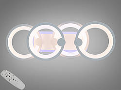 Люстра в спальню с пультом управления 65W Diasha H8022/2+2WHLED3colordimmer