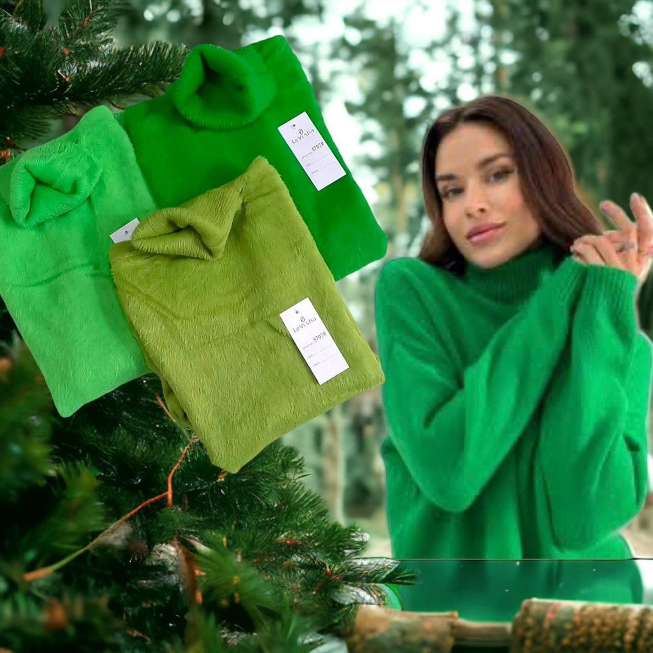 Жіноча туніка альпака трава, фото 1