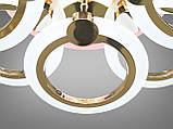 Світлодіодна люстра в зал 110W Diasha A8022/4+4GLED3colordimmer, фото 4