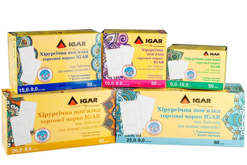 Пластир RiverPlast "IGAR" для фіксації тип Лайтпор (на основі спанлейс) 15см*10м