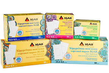 Пластир RiverPlast "IGAR" для фіксації тип Лайтпор (на основі спанлейс) 15см*10м