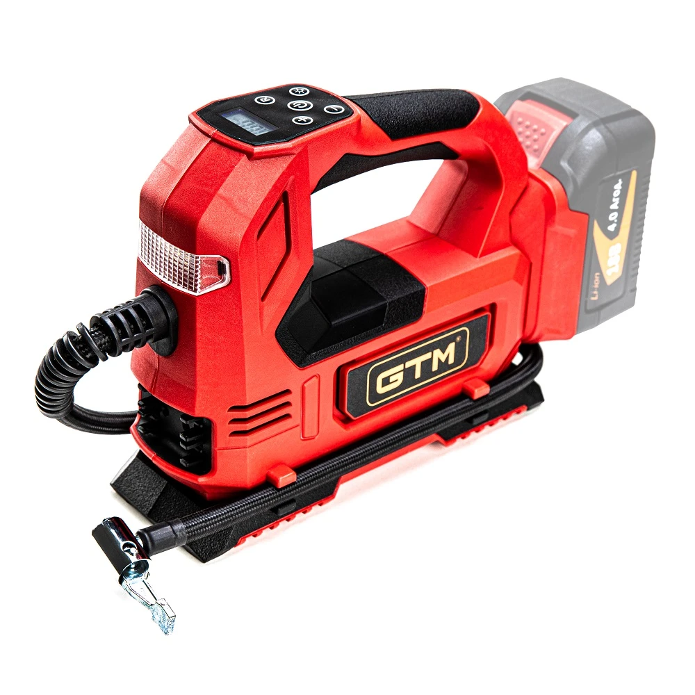 Потужний акумуляторний насос (компресор) GTM AСC18/26 : без АКБ, 6.8 бар (3202)