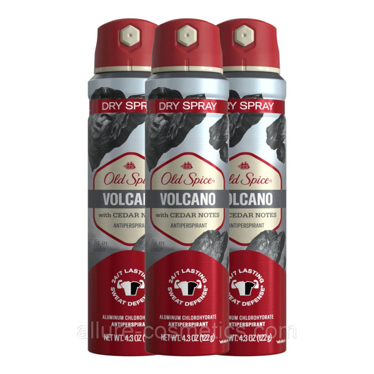 Дезодорант спрей Old Spice Body Spray Deodorant Volcano (США) 122g