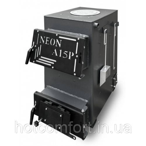 Твердопаливний котел Neon A 15 кВт з плитою