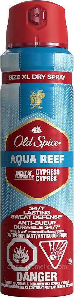 Дезодорант спрей Old Spice Body Spray Deodorant Aqua Reef (США) 122g