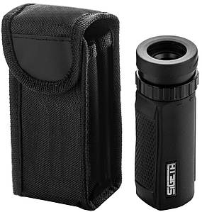 Sigeta Phantom 10x25 WP | Компактний монокуляр з оптикою BaK-4 для спостережень за природою та спортивними подіями з водозахистом