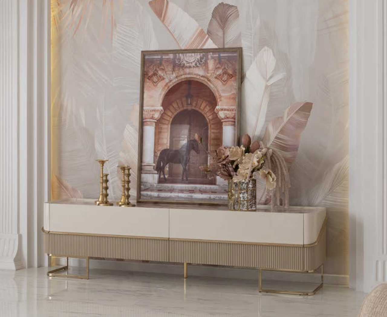 Тумба ТВ і відео в стилі модерн Аліот