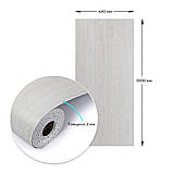 Самоклеюча вінілова плитка в рулоні Молочна 3000х600х2мм, фото 3
