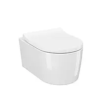 Унітаз підвісний Cersanit Inverto B252 StreamOn з кришкою дюропласт Slim Wrap