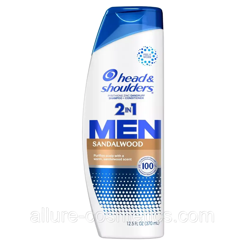 Чоловічий шампунь проти лупи Head & Shoulders Men Sandalwood 370 мл (США)