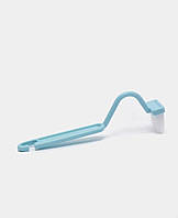 Щітка з вигнутою ручкою для прибирання важкодоступних місць і обідка унітазу