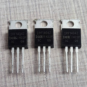 Транзистор IRF1404 IR MOSFET N-Канал 40В 4мОм 202А TO-220AB, фото 1