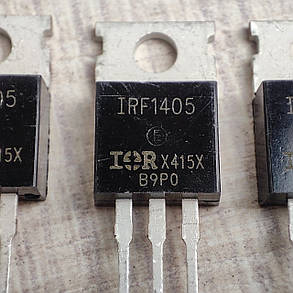 Транзистор IRF1405 IR MOSFET N-Канал 55В 5.3мОм 169А TO-220AB, фото 3
