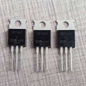 Транзистор IRF1405 IR MOSFET N-Канал 55В 5.3мОм 169А TO-220AB, фото 1