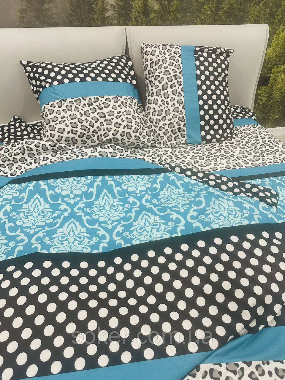 Двоспальний постільний комплект 75 щільності