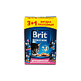 АКЦІЯ! Корм вологий Brit Premium для кошенят курка+риба, 3+1, фото 4