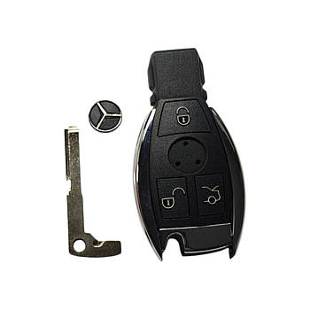 Корпус ключа Mercedes на 3 кнопки, W203, W204, W210, W211, W212