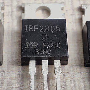 Транзистор IRF2805 IR MOSFET N-Канал 55В 4.7мОм 75А TO-220AB, фото 2