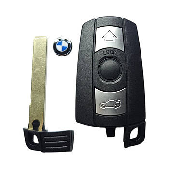 Корпус ключа BMW на 2 кнопки, 1, 3, 5, 6, 7, X5, X6, Z4