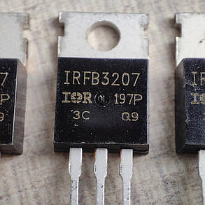 Транзистор IRFB3207PBF IR MOSFET N-Канал 75В 4.5мОм 170А TO-220-3, фото 2