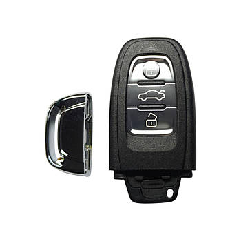 Корпус ключа Audi на 3 кнопки, A4, S4, RS4, A5, S5, RS5, A6, A7, A8, Q5