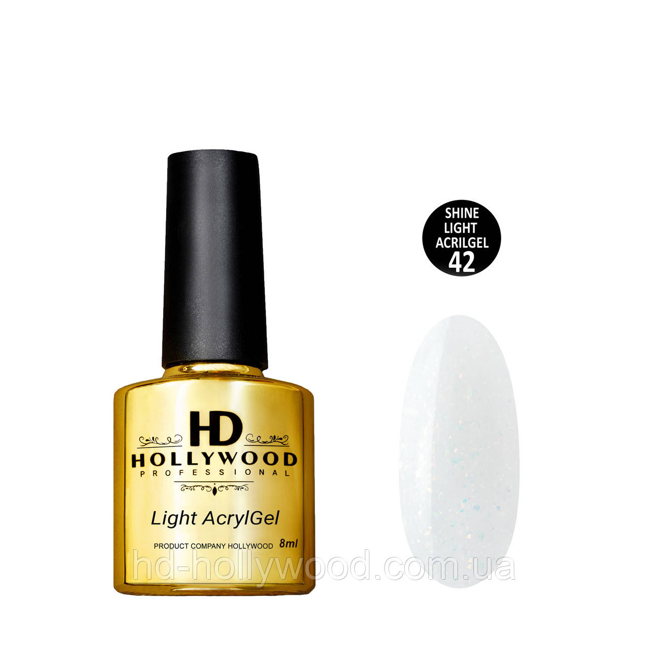Рідкий акригель Light Acrygel 42 HD Hollywood, фото 1