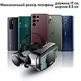 VRG Pro Plus окуляри віртуальної реальності з навушниками + пульт - Чорний, фото 4