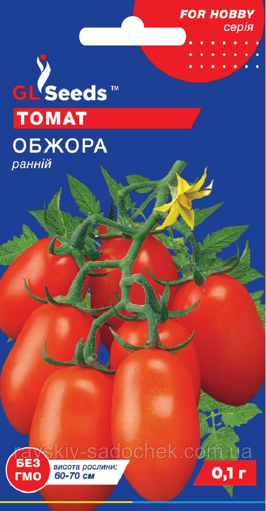 Насіння Томату Обжора (0.1г), For Hobby, TM GL Seeds, фото 1
