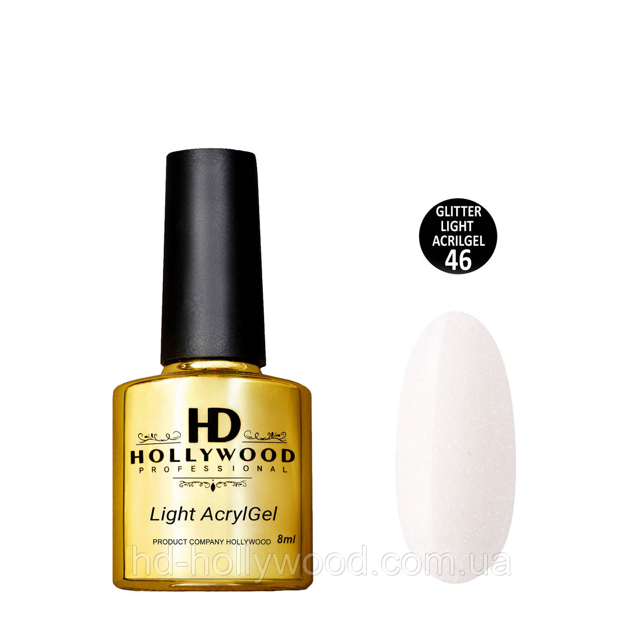 Рідкий акригель Light Acrygel 46 HD Hollywood, фото 1