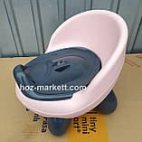 Дитячий горщик для дівчинки PASA IRAK PLASTIK рожевий з сірим, фото 4