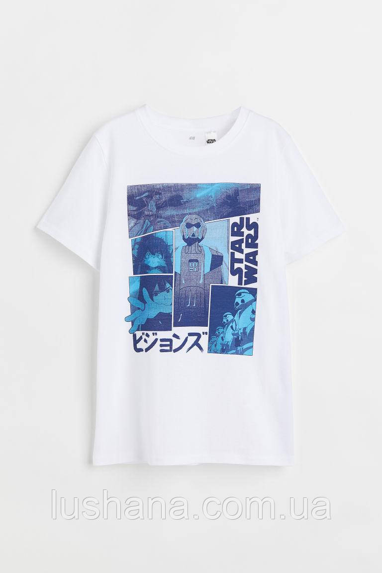 Дитяча футболка H&M на хлопчика підлітка Star Wars р.170