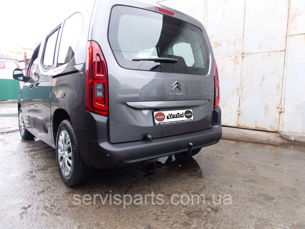 Фаркоп Citroen Berlingo III XL 2018- (Сітроен Берлінго 3 L2) без підрізу бампера