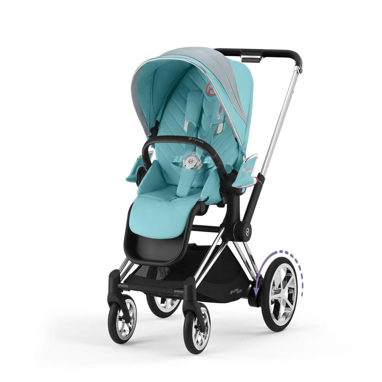 Коляска Cybex ePriam by Jeremy Scott Car (Комплект шасі+ткань на прогулянковий блок)