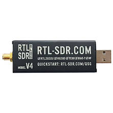 Плата приймач SDR, SDR, 500кГц-1.76ГГц, АЦП 8бит, RTL2832U R828D, RTL-SDR V4, фото 3