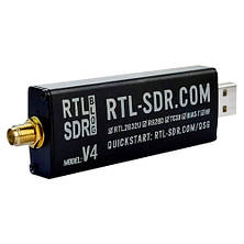Плата приймач SDR, SDR, 500кГц-1.76ГГц, АЦП 8бит, RTL2832U R828D, RTL-SDR V4, фото 4