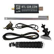 Плата приймач SDR, SDR, 500кГц-1.76ГГц, АЦП 8бит, RTL2832U R828D, RTL-SDR V4, фото 6