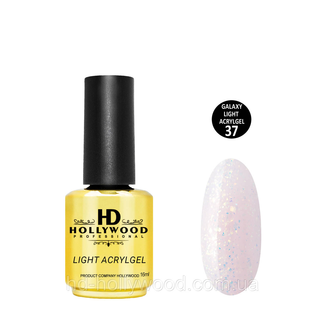 Рідкий акригель Light Acrygel 37 HD Hollywood, фото 1