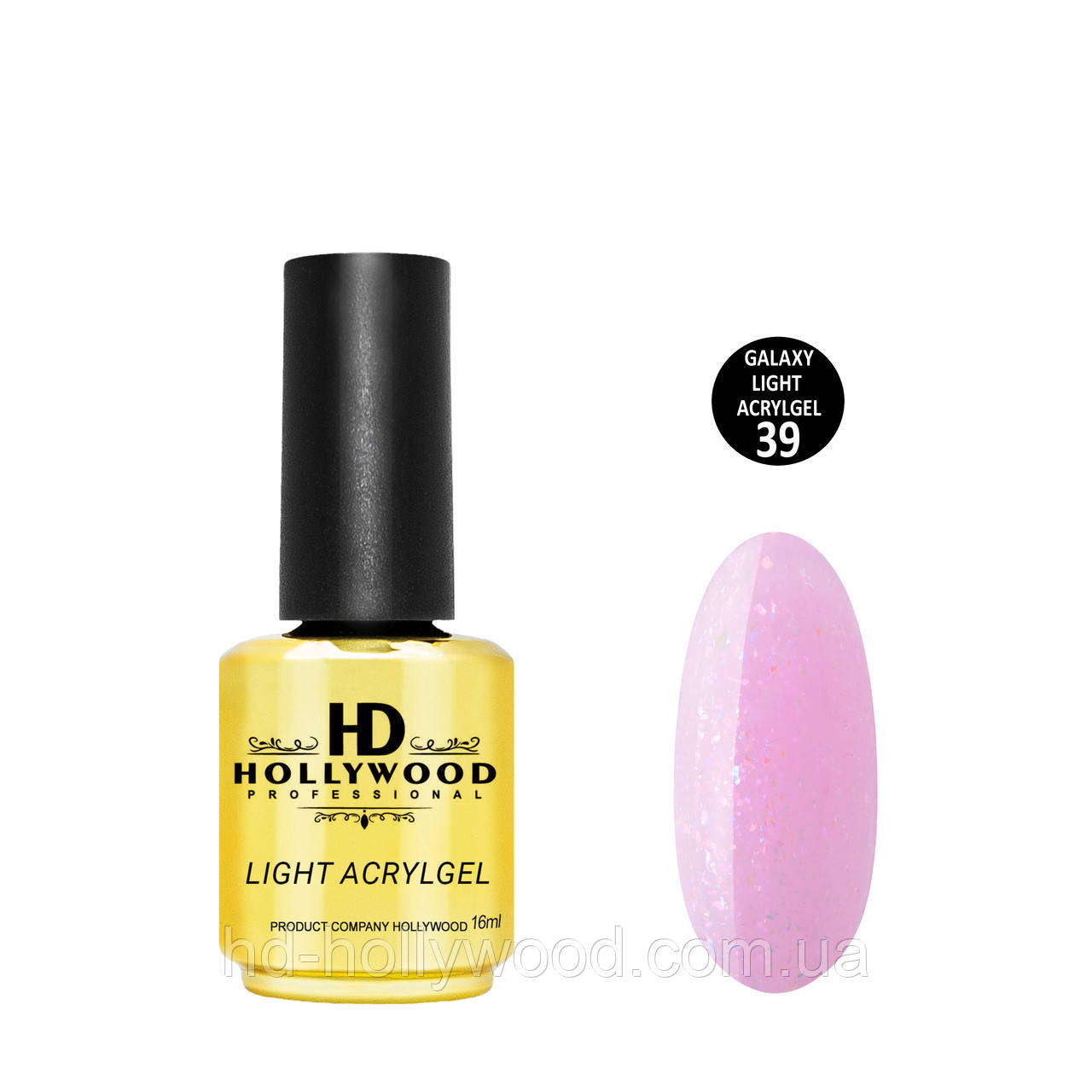 Рідкий акригель Light Acrygel 39 HD Hollywood, фото 1