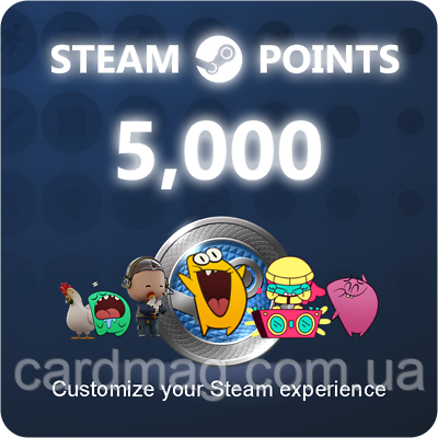 5000 Балів Стім | Жетони | Нагороди | 5000 Steam Points | Awards, фото 1