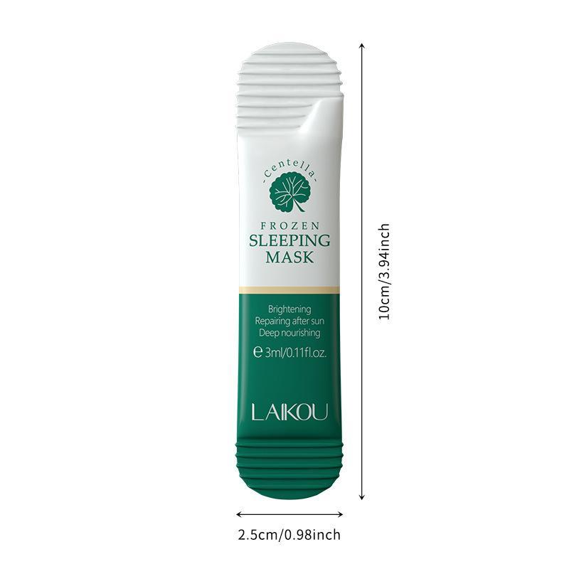 Нічна маска для обличчя з екстрактом центели азіатської Laikou Centella Frozen Sleeping Mask, 3мл