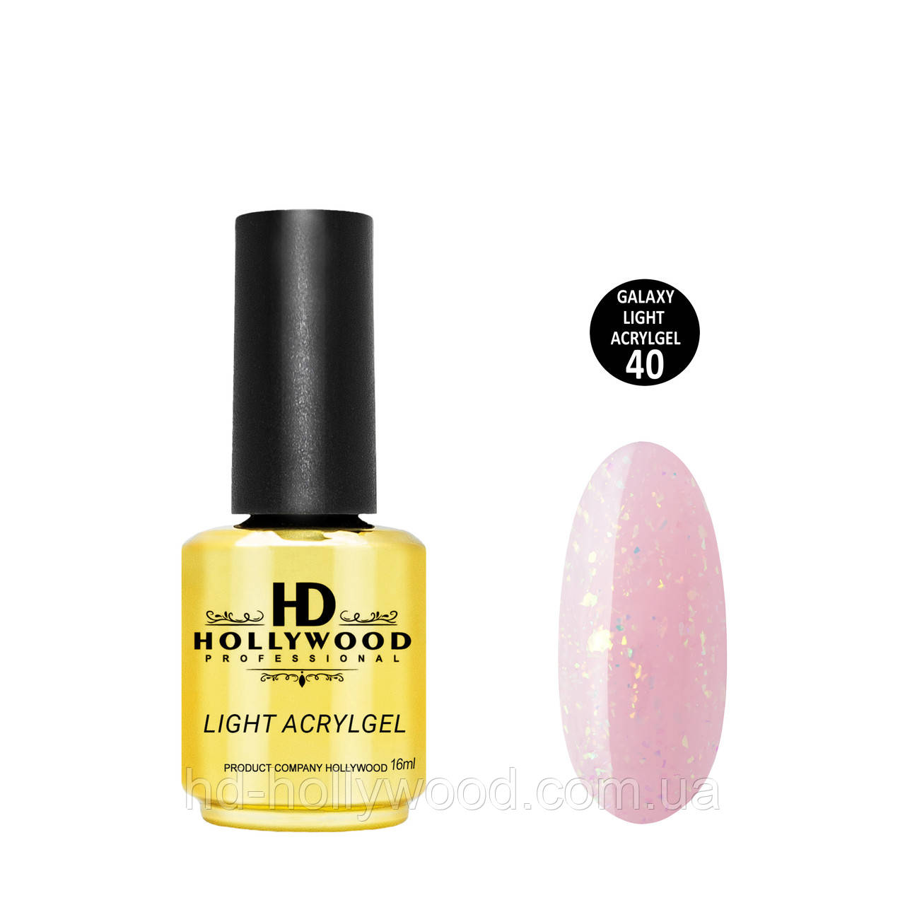 Рідкий акригель Light Acrygel 40 HD Hollywood, фото 1