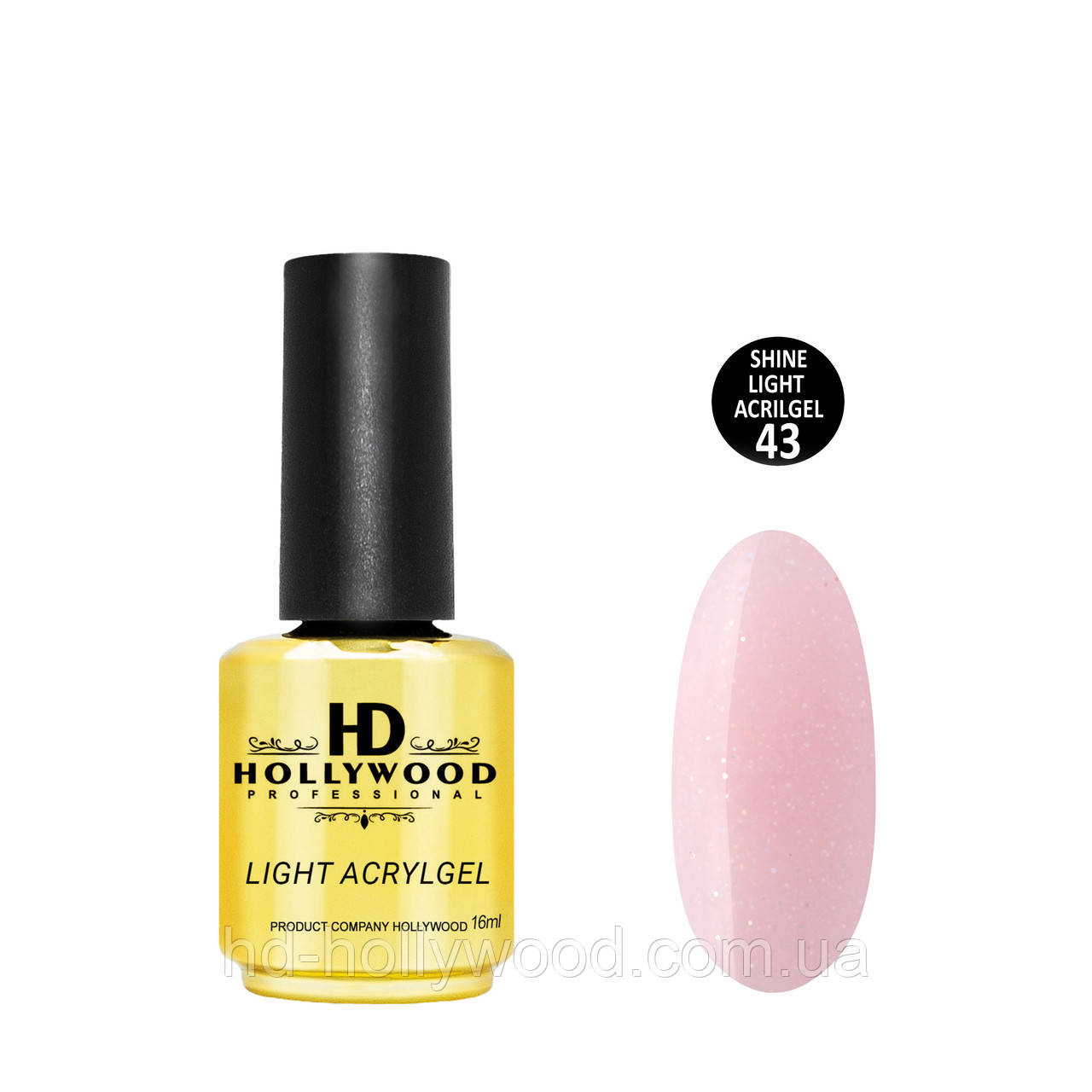 Рідкий акригель Light Acrygel 43 HD Hollywood, фото 1
