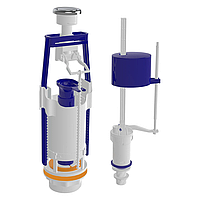 Комплект універсальної змивної арматури з клапаном нижньої подачі води NOVA 4163N
