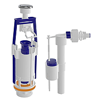 Комплект універсальної змивної арматури з клапаном бокової подачі води 1/2" NOVA 4166N