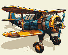 Картина за номерами Аероплан 40*50 см Art Craft 12509-AC