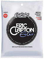 Струни для акустичної гітари 6 шт Martin MEC12 Clapton's Choice Phosphor Bronze Light 12/54