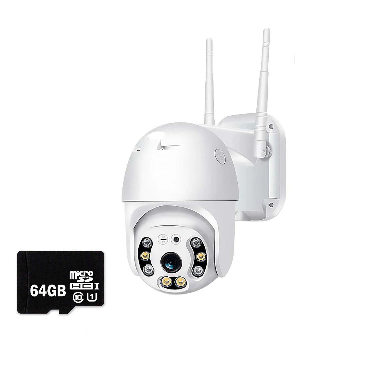 Вулична IP Wi-Fi камера Easy Cam G3 IP66 відеоспостереження поворотна 360 + Карта пам'яті 64 Гб