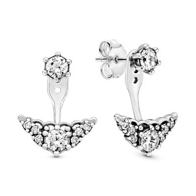 Срібні сережки Pandora Казкова тіара 296228CZ, фото 1